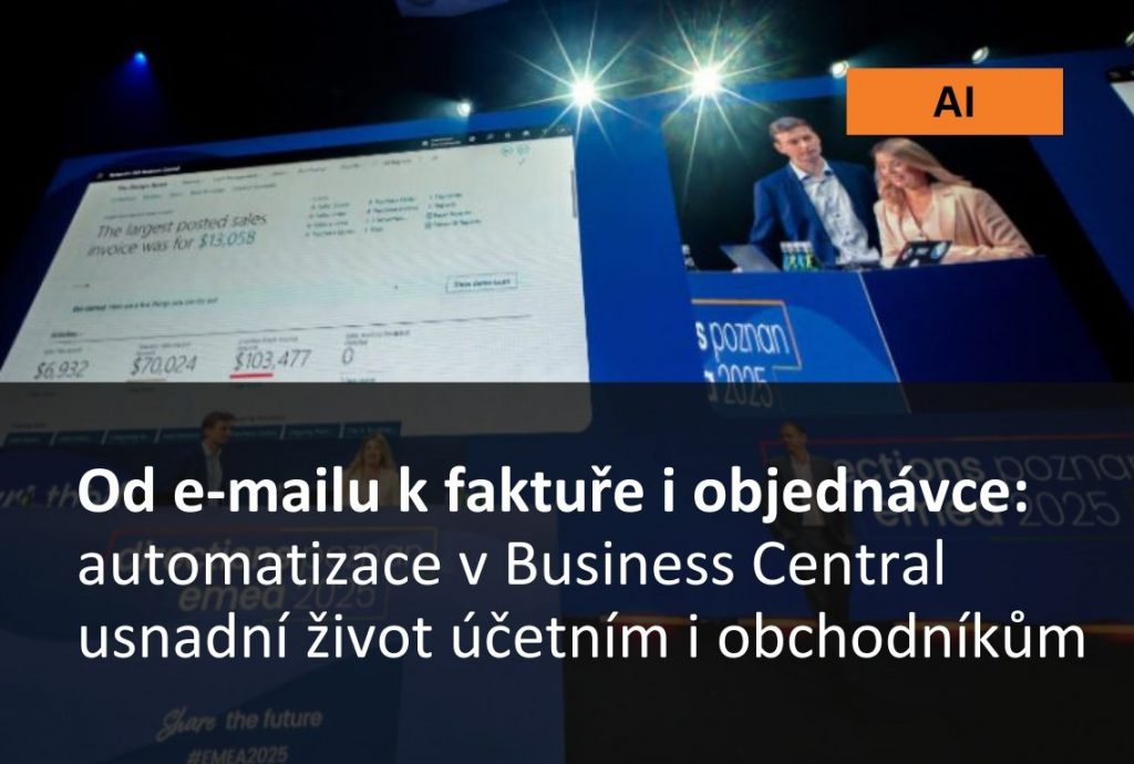 Od e-mailu k faktuře i objedn&aacute;vce: automatizace v Business Central usnadn&iacute; život &uacute;četn&iacute;m i obchodn&iacute;kům