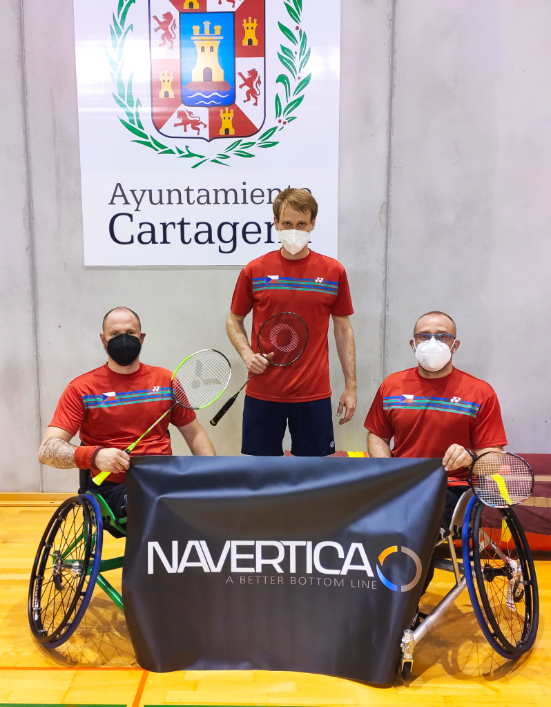 navertica csr spolecenska zodpovednost company social responsibility para badminton cartagena 2021 tournament all team